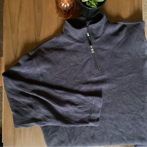 Tommy Bahama Black Quarter-Zip Sweater